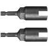 SmallCat 2 PCS Large Slotted Hurricane Wingnut Driver, 1/4" Hex