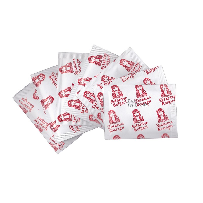 Bolgari Yoghurt Ferment, 7 Bags, Freeze-Dried Starter Cultures for Yoghurt