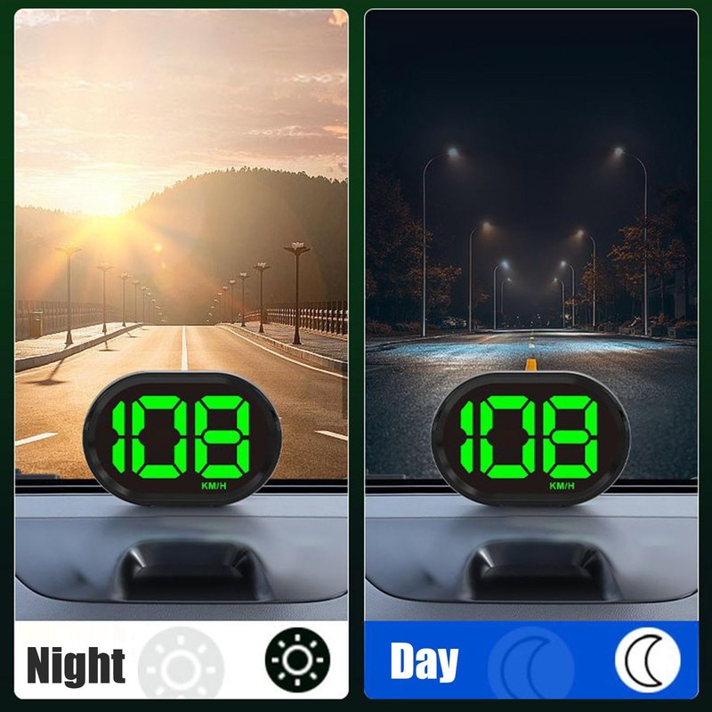 Car Hud Head up Display - Small Windshield Speedometer |