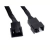 JBtek All Black Sleeved PWM Fan Splitter Cable 1 to