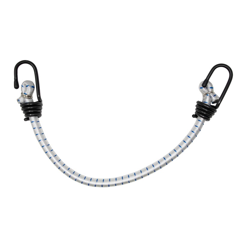 Kotap VBC-18WHT Heavy Duty Durable Multi-Use Bungee Cords with Hooks,
