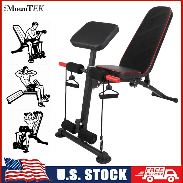 KAIKANG Heavy Duty Weight Bench Adjustable Backrest Fitness Foldable Workout