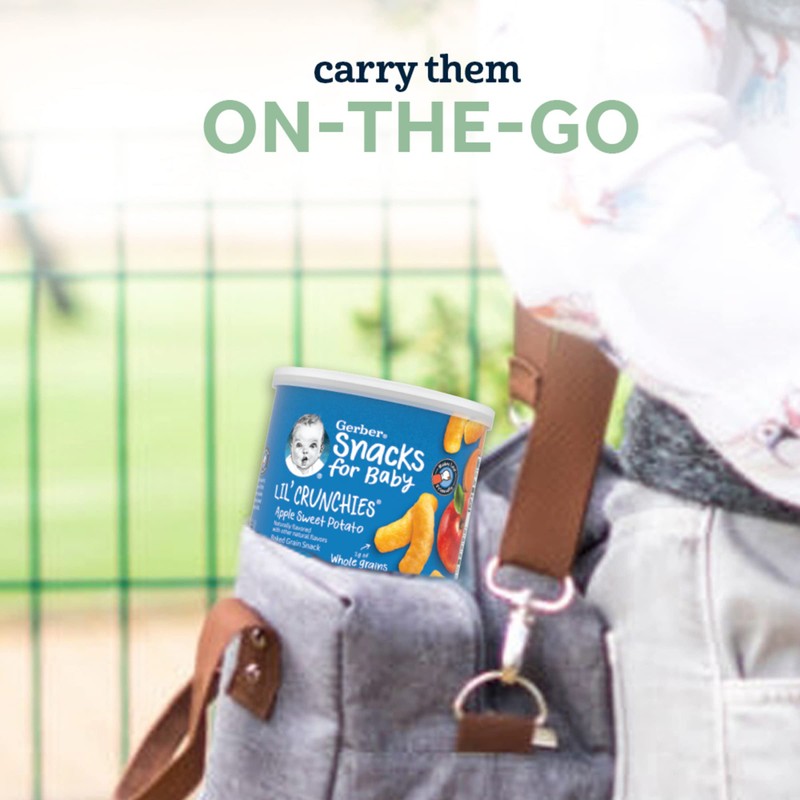 Gerber Graduates Little Crunchies Whole Grain Corn Snacks Variety Pack,