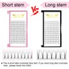 Fan Eyelash Extensions, 5D-C-0.07-14, Short, Ready-Made Volume Eyelashes, 0.07 C