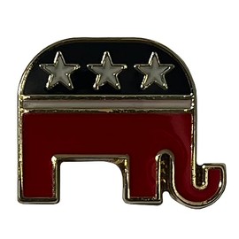 Wholesale Lot of 3 GOP Republican Motorcycle Hat Cap Lapel Pin