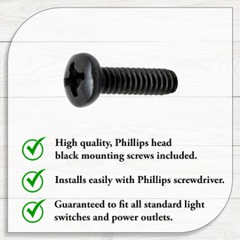 Bear Double Gang Light Switch Wall Plate (Double Rocker (GFCI), Black) - MADE IN USA