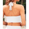 Traje de baño para mujer, con cuello alto, solo con