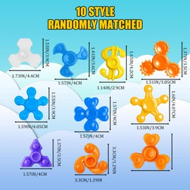 36 Pcs Fidget Spinners For Kids, Fidget Toys For Kids, Mini Fidget Spinner Toy, Stress Relieving Toy, Children'S Birthday Gift Party Pack Filling, Suitable For Adults And Children (Random Color)