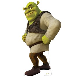 Cardboard People Shrek Life Size Cardboard Cutout Standup - Shrek (2001 Film)