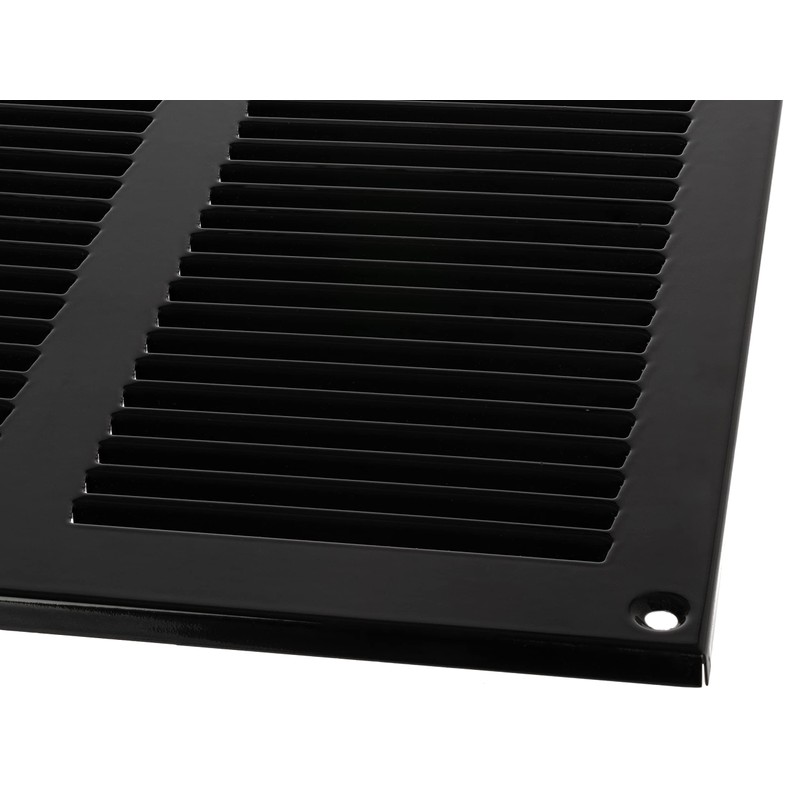 LIRAST 14x6 Vent Cover with Built-in Screen - Black Return