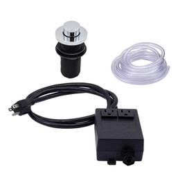 Mountain Plumbing Round"Deluxe" Raised Waste Disposer, Polished Chrome