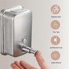 NSCMQSL Commercial Soap Dispenser Wall Mount Stainless Steel Soap Dispenser
