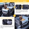 AMFIYQ Foldable Dog Car Seat for Small Dogs,Potable Puppy Booster