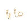 PAVOI 14K Yellow Gold Plated Chain Earrings for Women |