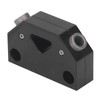Woodworking Inclined Hole Fixture Black Aluminum Alloy 45 Degree Angle