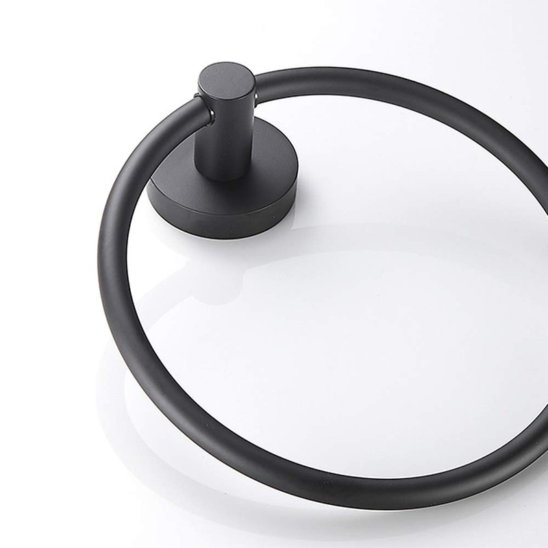 Stainless Steel Bathroom Towel Ring, Wall Mounted Bathroom Kitchen Towel
