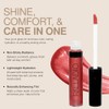 Palladio Lip Gloss, Brillo de Labios No Pegajoso, Ofrece Color