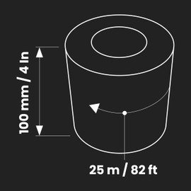 Repa Market Hidrotape - 4" X 82ft Anti-Fracture Membrane - for Hydroisolation - Fabric Tape - Reinforcing Tape for Shower/Bathroom/Tile/Drain - for Common Cement Or Polymer Waterproofing Membrane