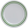 Yanco PT-106 Pine Tree Round Bread Plate, 6.25" Diameter, Melamine,