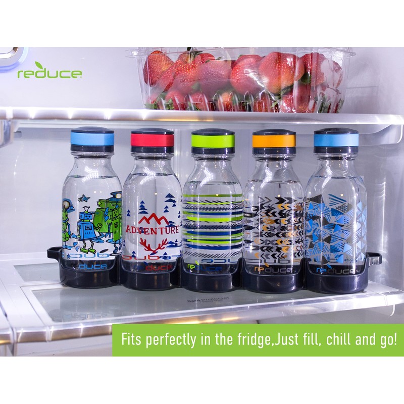 REDUCE WaterWeek 14 oz Tritan Reusable Water Bottles - Includes