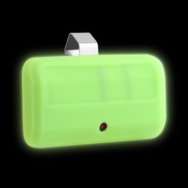 Funda para Liftmaster Chamberlain Craftsman Solidremote 893LM 891LM 893MAX repuesto para puerta de garaje con control remoto, funda de silicona brillante verde