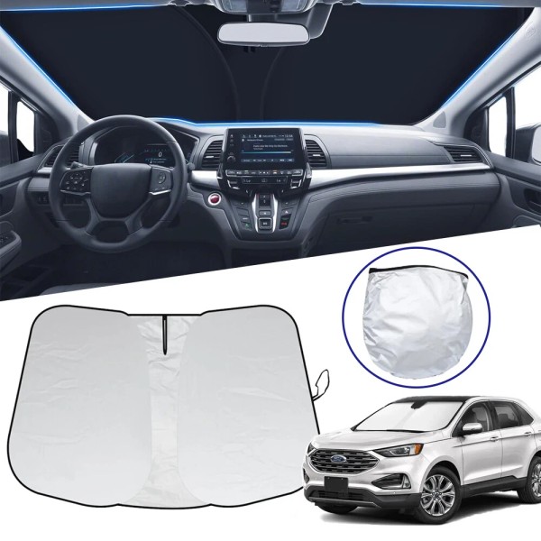 Unbranded Windshield Foldable Sunshade SUV Window Sun Visor Custom For