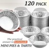 Spare Essentials (120 Pack) 5" Aluminum Pie Pans 5 Inch,