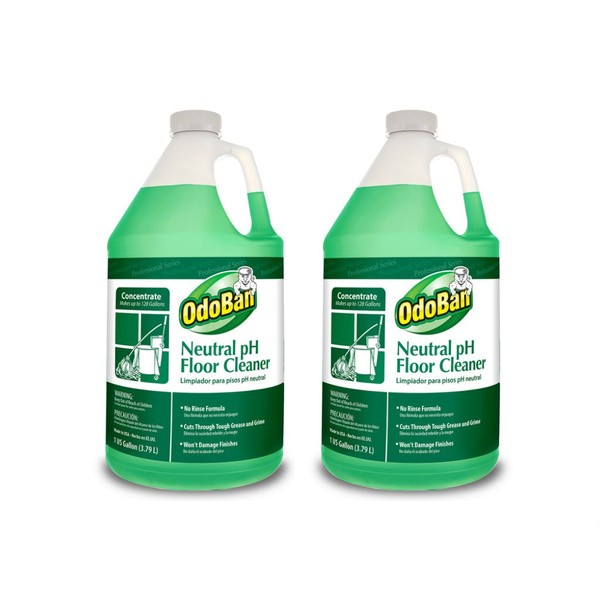 OdoBan 936162-G Neutral Ph Floor Cleaner Concentrate Nsxqa, 2Units (US Gallon)