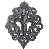 Lulu Decor, Cast Iron Fleur De Lis Decoration Plaque (Plaque)
