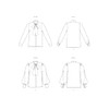 Vogue V1973H5 Misses' Blouse H5 (6-8-10-12-14)