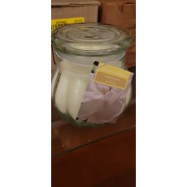 Home Interiors Gardenia 15.5 oz Candle Contempo  (New) burns up to 88 hours.
