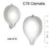 WSA Clematis Cookie Cutters, 2 Sizes