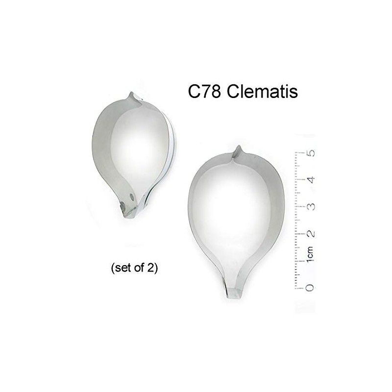 WSA Clematis Cookie Cutters, 2 Sizes