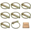SKIR'CO Pack of 8 Folding Pins Galvanised Steel 8 mm
