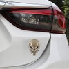 3D Metall Skull Totenkopf Sticker Emblem Badge Aufkleber PKW KFZ