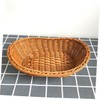 Ciieeo 1Pc Mini Decorative Basket Handmade Weaving Props for Easter