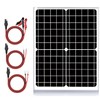 SUNER POWER 24V 20W Solar Battery Charger Maintainer, Built-in Smart