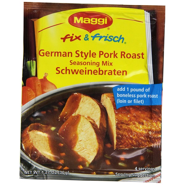 Maggi German Pork Roast Mix, 1.27-Ounce (Pack of 10)