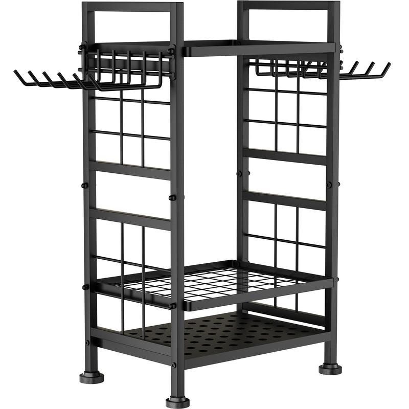3 Tier Garden Tool Organizer, Garage Storage and Organization, Metal