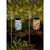 Solar Mosaic Lantern Light IP44 Waterproof Inlaid Fade Resistant Mosaic