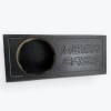 KUZTOMBOXES Single 12" Universal Ported Truck Box Finished w/Bed Liner