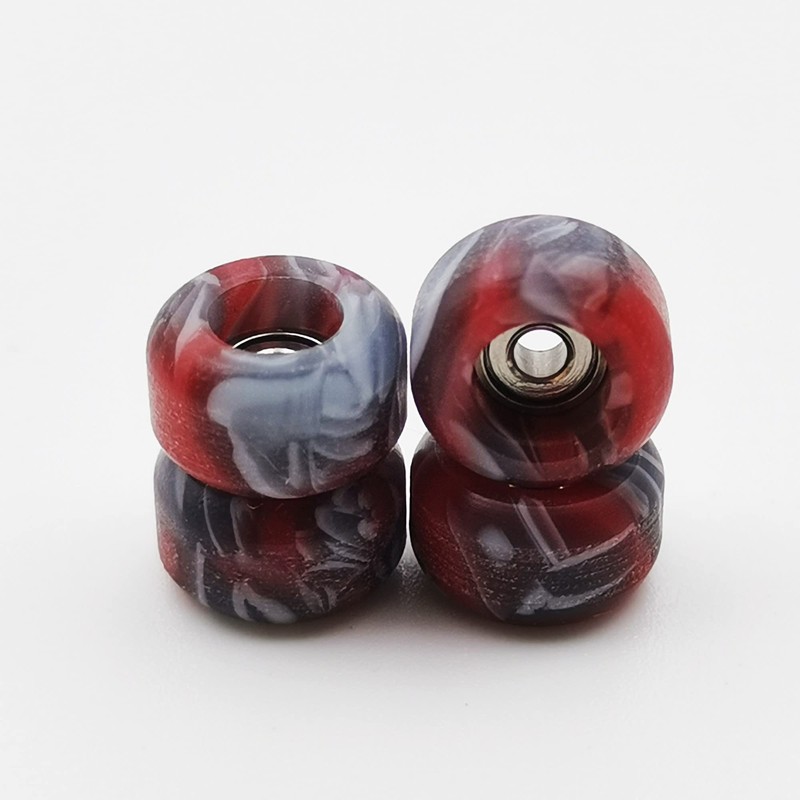 RACOFSB Fingerboard Wheels with Bearing CNC Lathed Swirl Color New