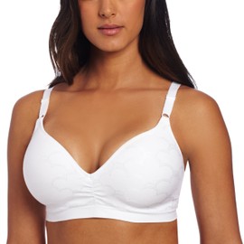 Bali Women's Comfort Revolution Convertible Wirefree Bra, White,34C