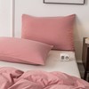 Janlive Washed Cotton Duvet Cover Twin Ultra Soft 100% Cotton