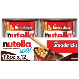 Undisclosed Nutella & GO! Bulk 12 Pack, Hazelnut and Cocoa Spread with Breadsticks, 1.8 oz E