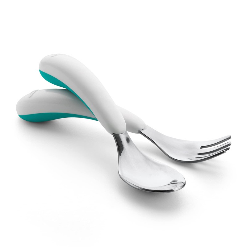 OXO Tot Fork & Spoon Set- Teal , 2 Piece