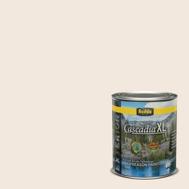 Rodda Paint CASCADIA XL Exterior Satin Paint & Primer in One, Quart, White Lightning