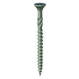 4.5 x 60mm TIMco Solo Decking Exterior Screws PZ2 Green (Box 200)
