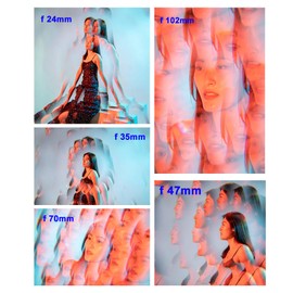 58MM Kaleidoscope Filter, Camera Lens Effect Filters with 52MM 58MM Adapter Ring, Compatible with 52MM Lens, Prism Crystal Glass for Video Photography, Still Life Scenery