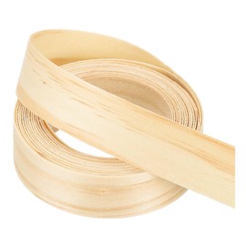 PATIKIL Pine Edge Banding, 3/4 Inch x 10 ft Wood Veneer Tape Pre-glued Flexible Plywood Edge Banding with Hot Melt Adhesive for Furniture Restoration